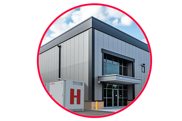 An image illustrating energy solutions for building management provided by Honeywell.